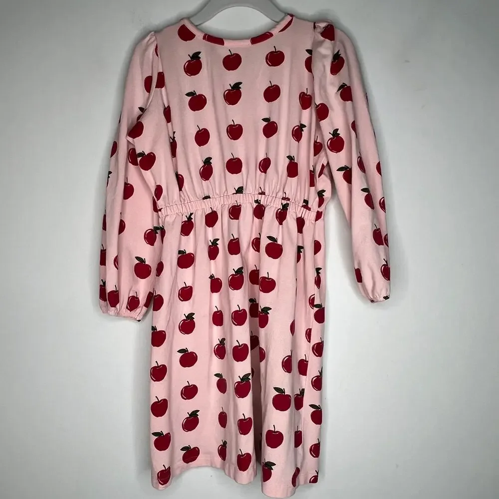 Pink Chicken Apple Dress Girls Size 6